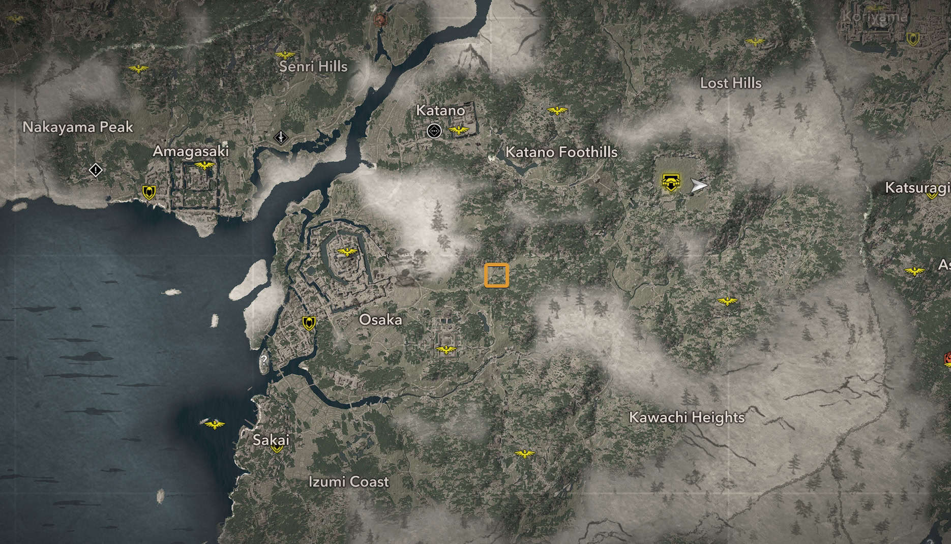 Rolling Glen Kuji-kiri Map