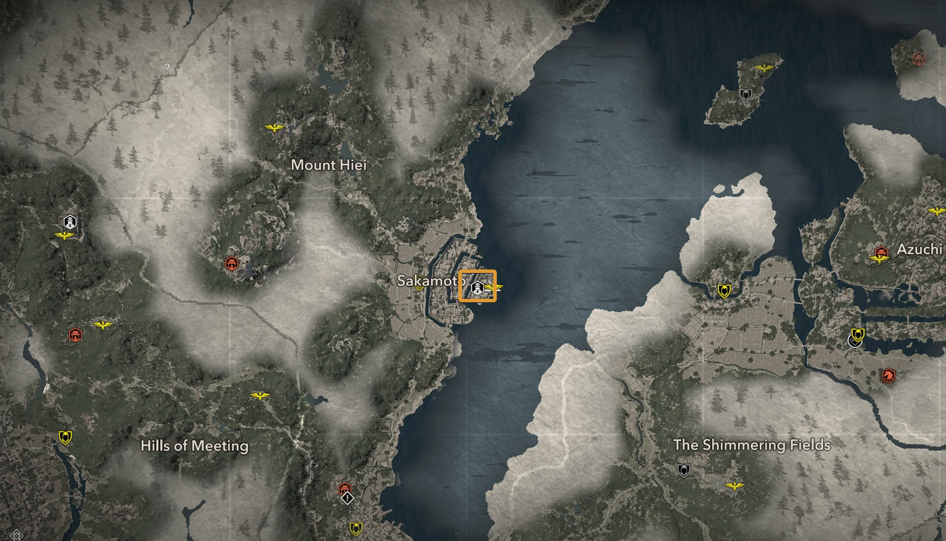 Ship Captain's Gear - Sakamoto Castle Map
