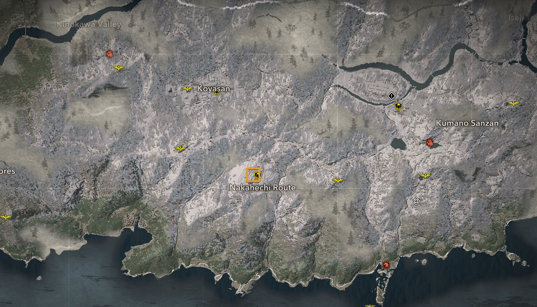 Talk to the ronin Map