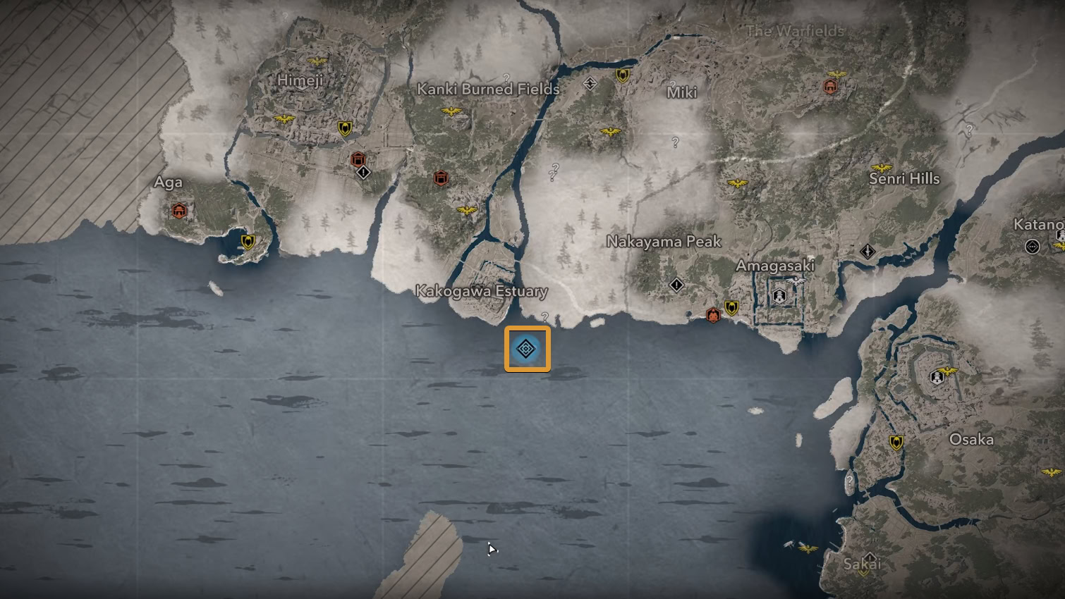 The Ox's Lieutenant's actual location