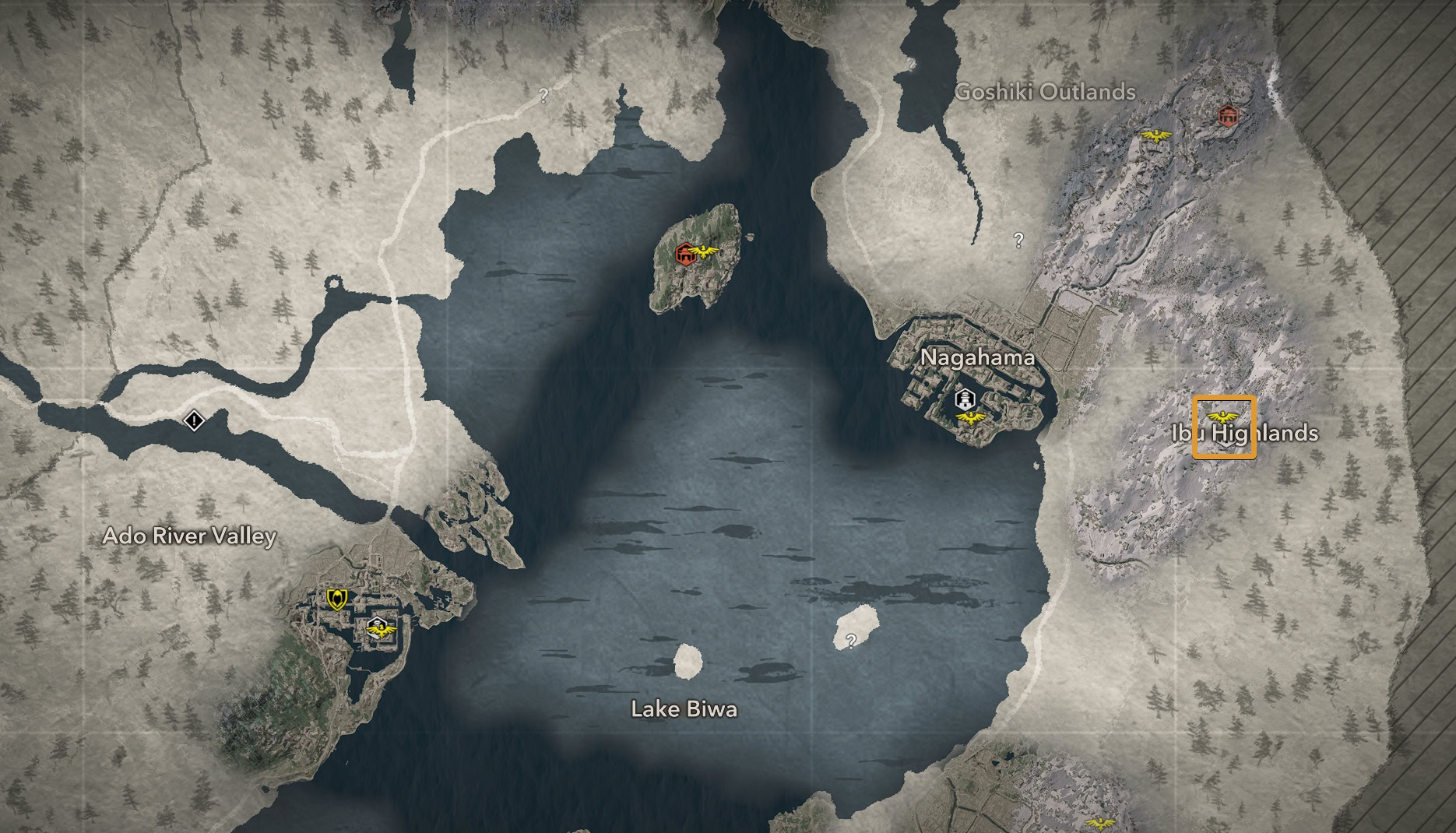 Time-Honored Crescent - Kashiwabara Fortress Map