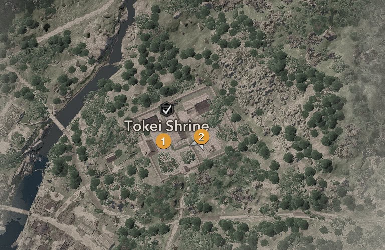 Tokei Shrine Markers