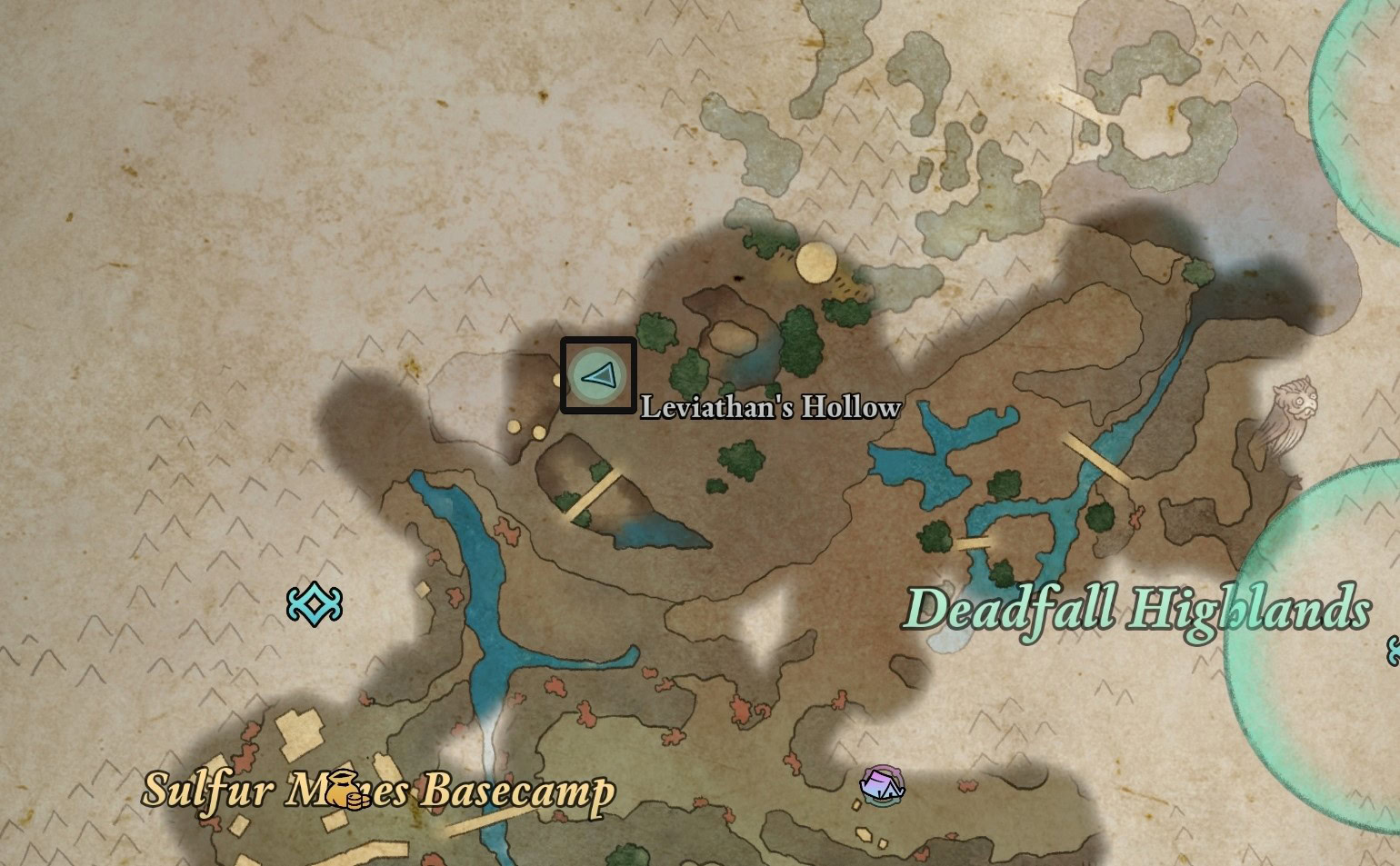 Topaz Eye Map