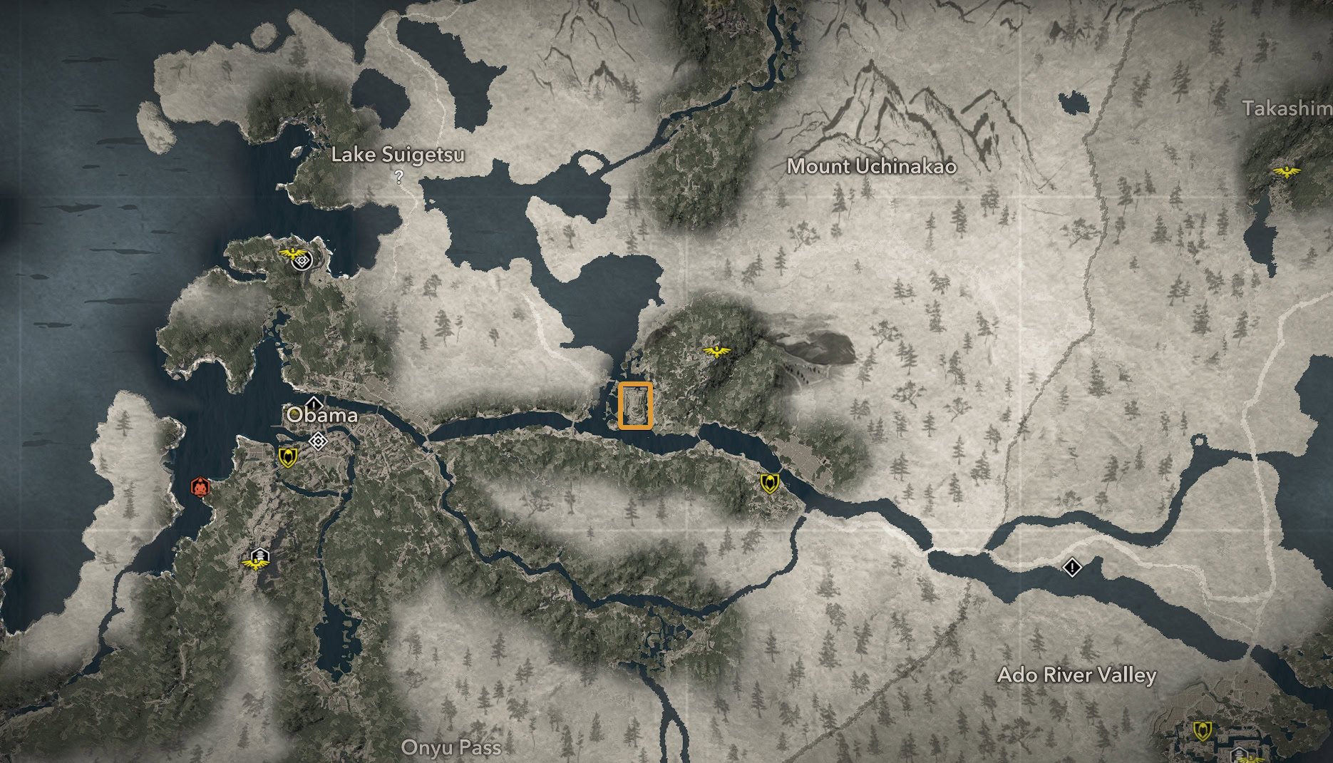 Veiled Tumulus Kofun Map