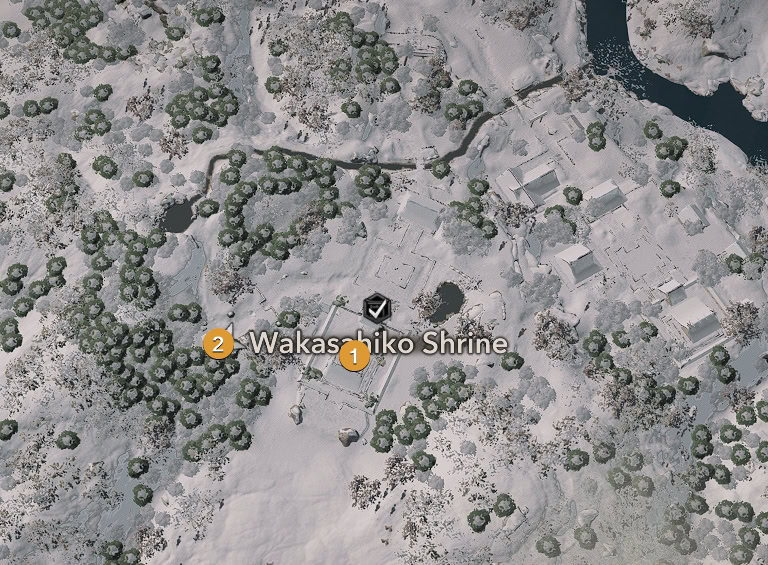 Wakasahiko Shrine Markers