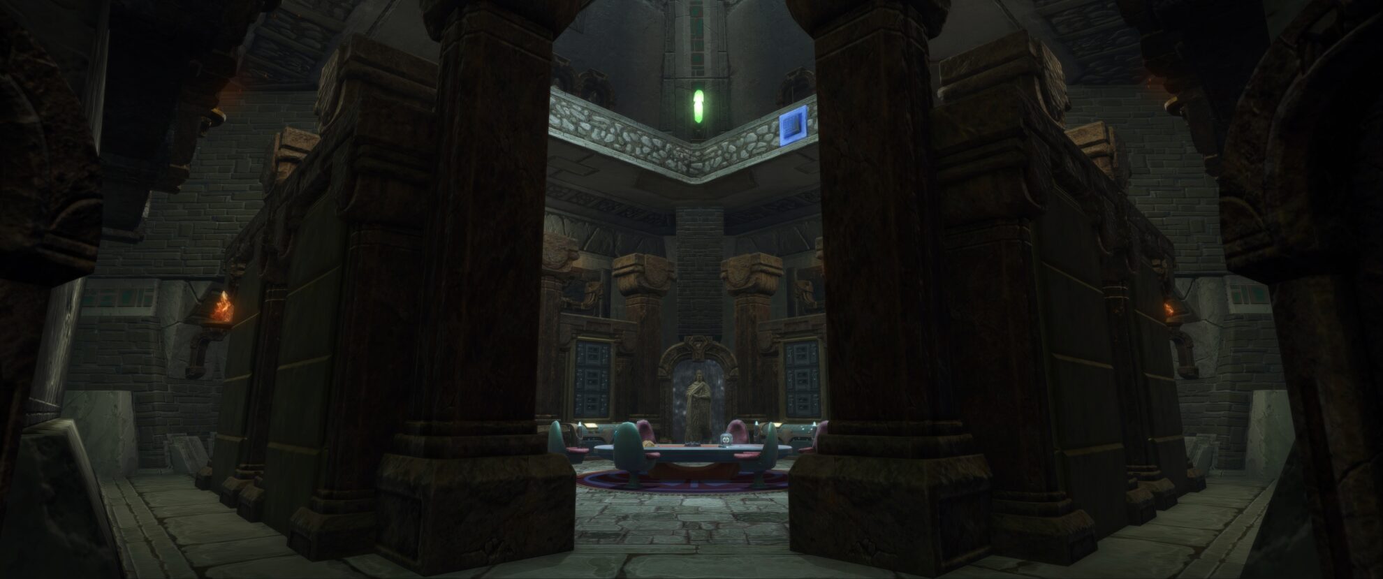 Weird Temple Rear Wall