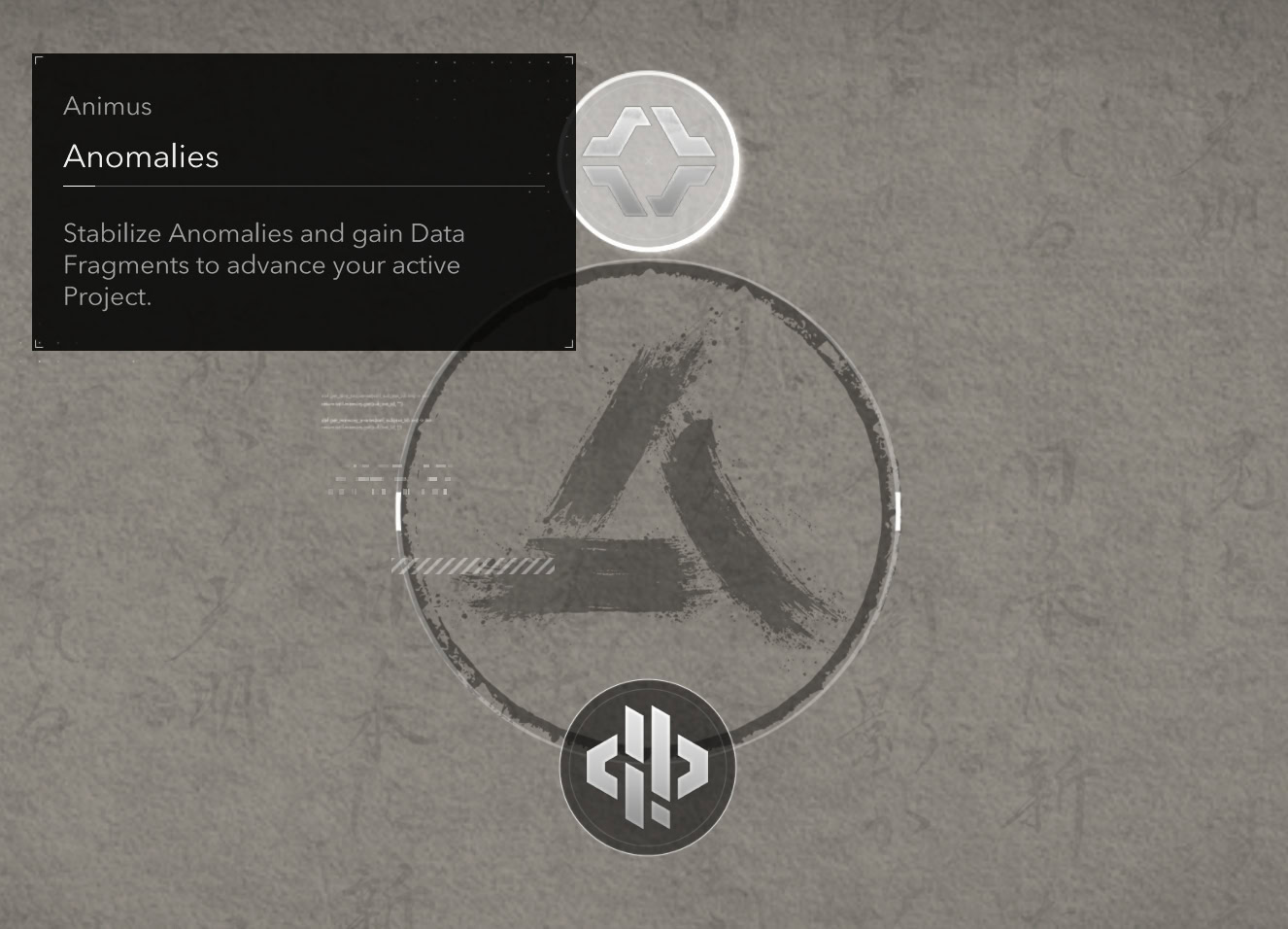 Animus Quests Objectives Board