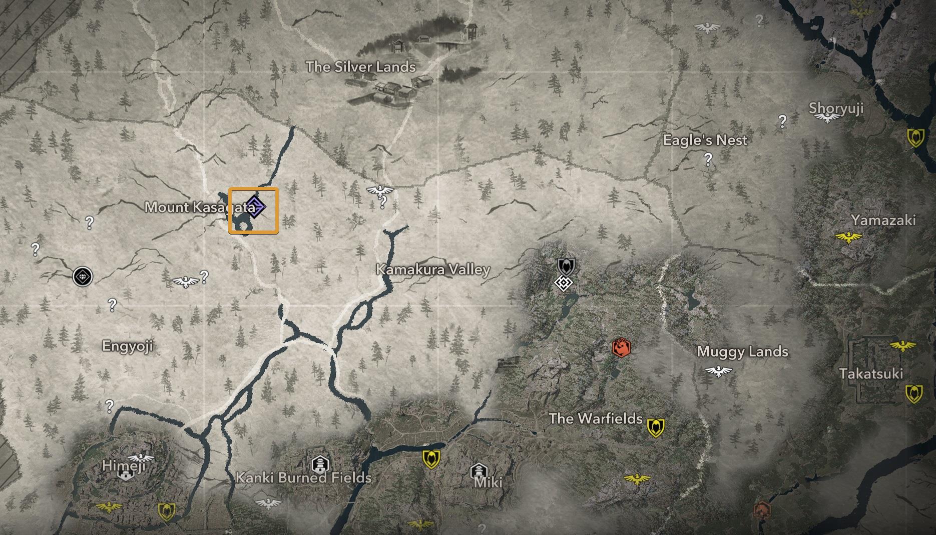Anomalies map