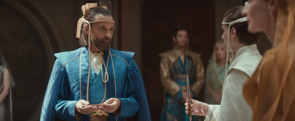 Asian-inspired costumes