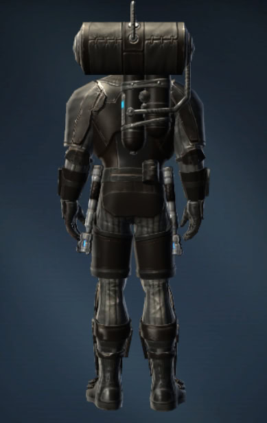 BK-0 Combustion Armor Set Back