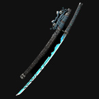 Cerulean Glitch Legendary Long Katana Icon