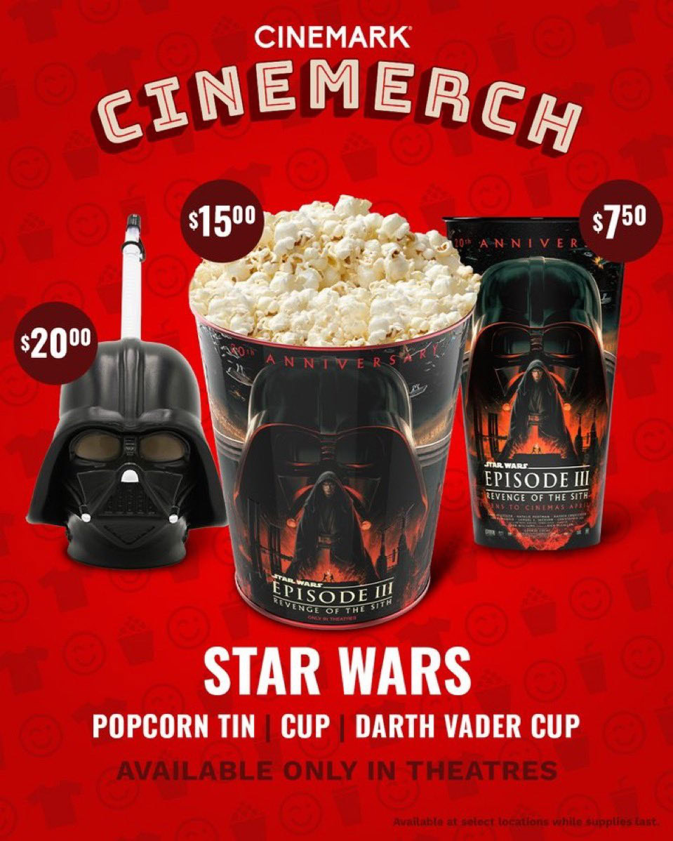 Cinemark Vader bucket