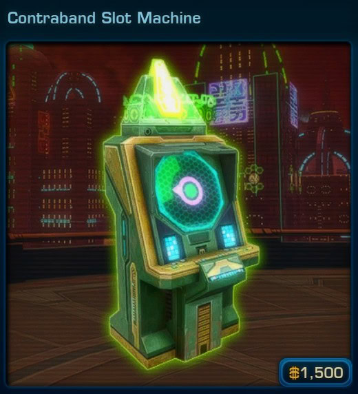 Contraband Slot Machine Deco Listing