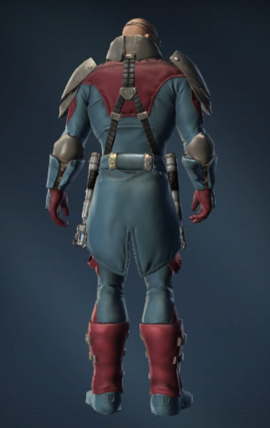 Elite Regulator Armor Set Back - Eyeguard