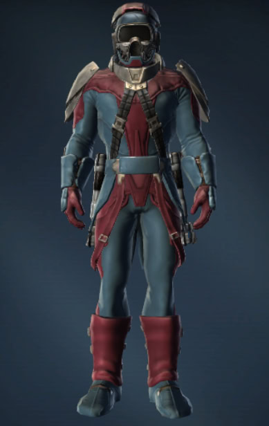 Elite Regulator Armor Set Front - Faceguard