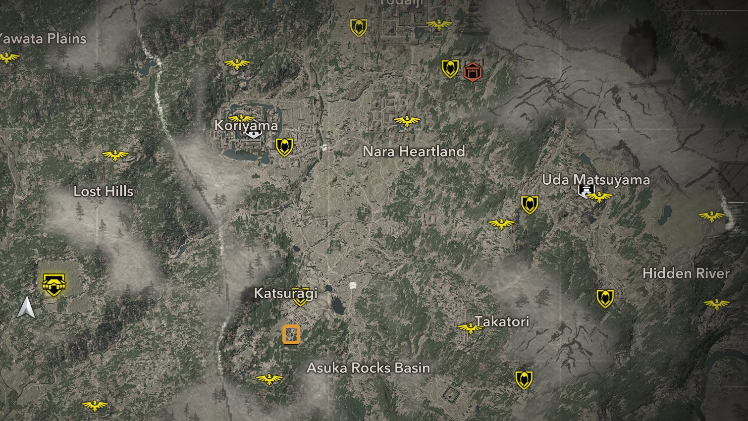Katsuragi Agent Location