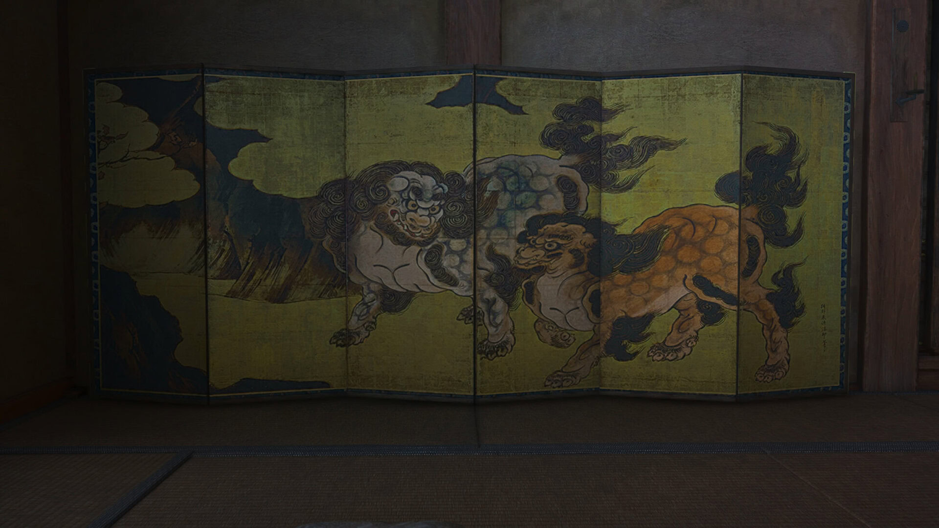 Painting of Lions