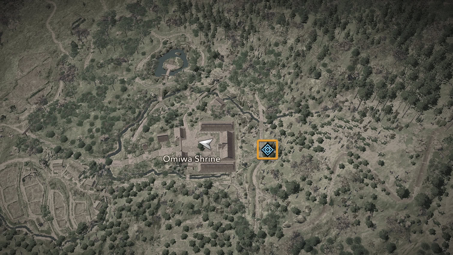 Pick up the gift location
