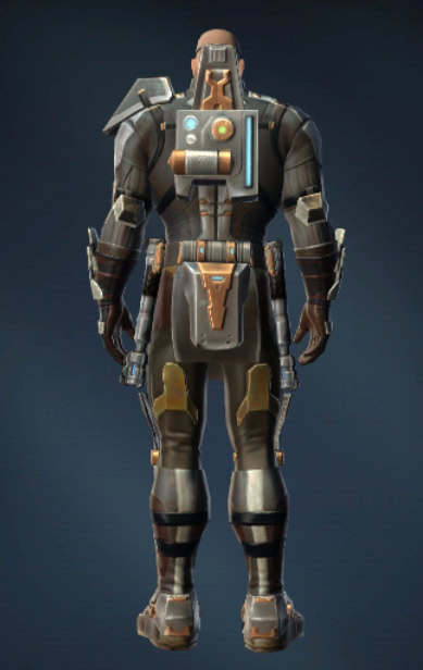 Rectified Brawler's Armor Set - Back