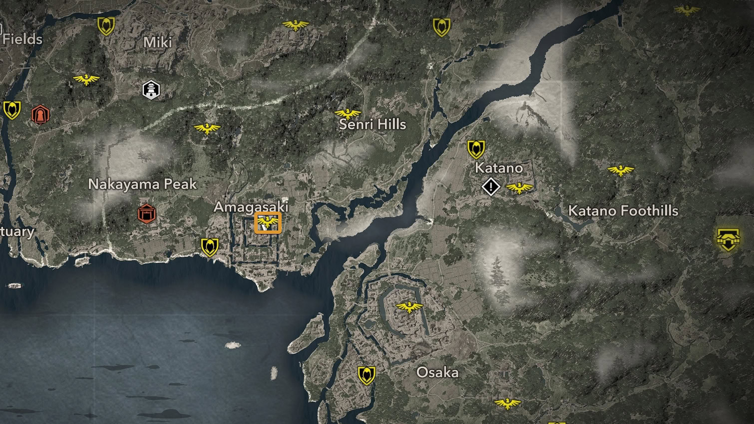 Sake Flask Location