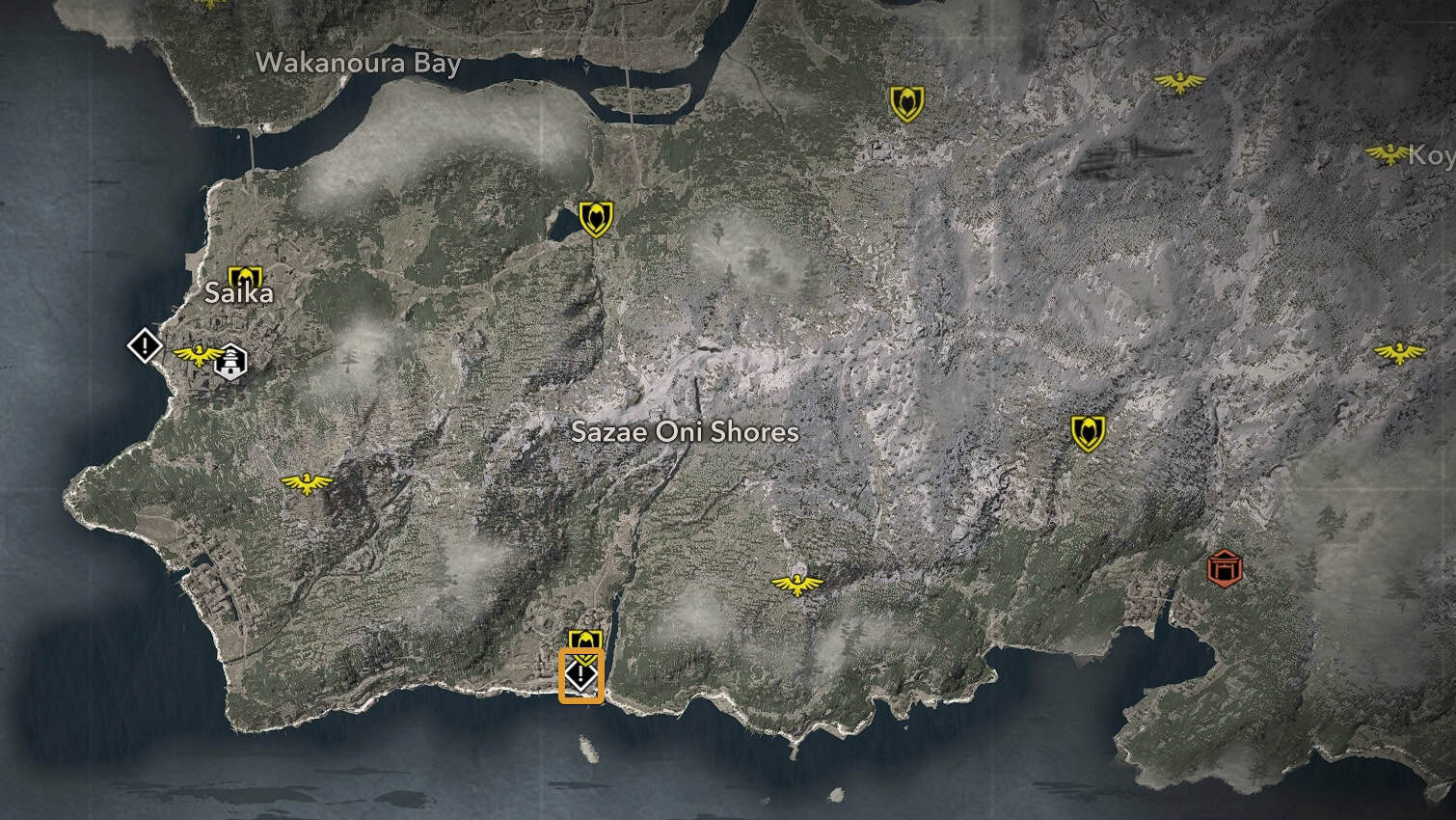 The Winter Raiders Quest Location
