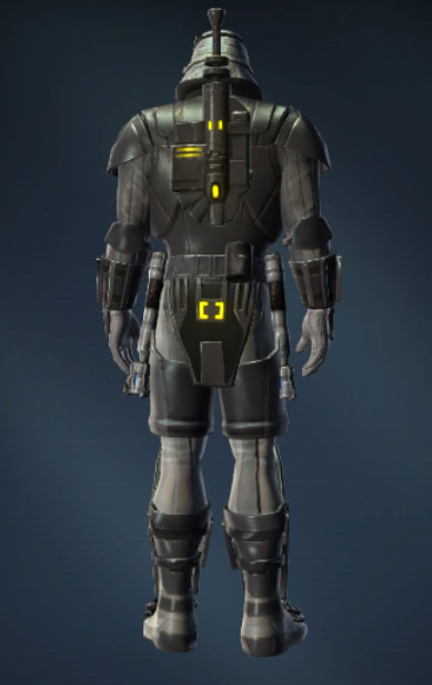 Volatile Shock Trooper Armor Set - Back