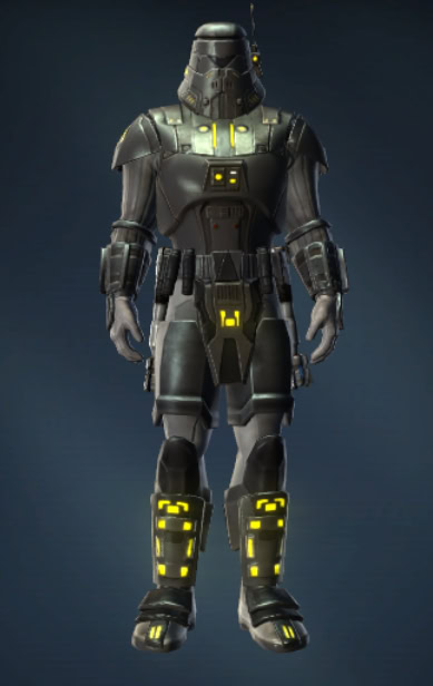 Volatile Shock Trooper Armor Set - Front