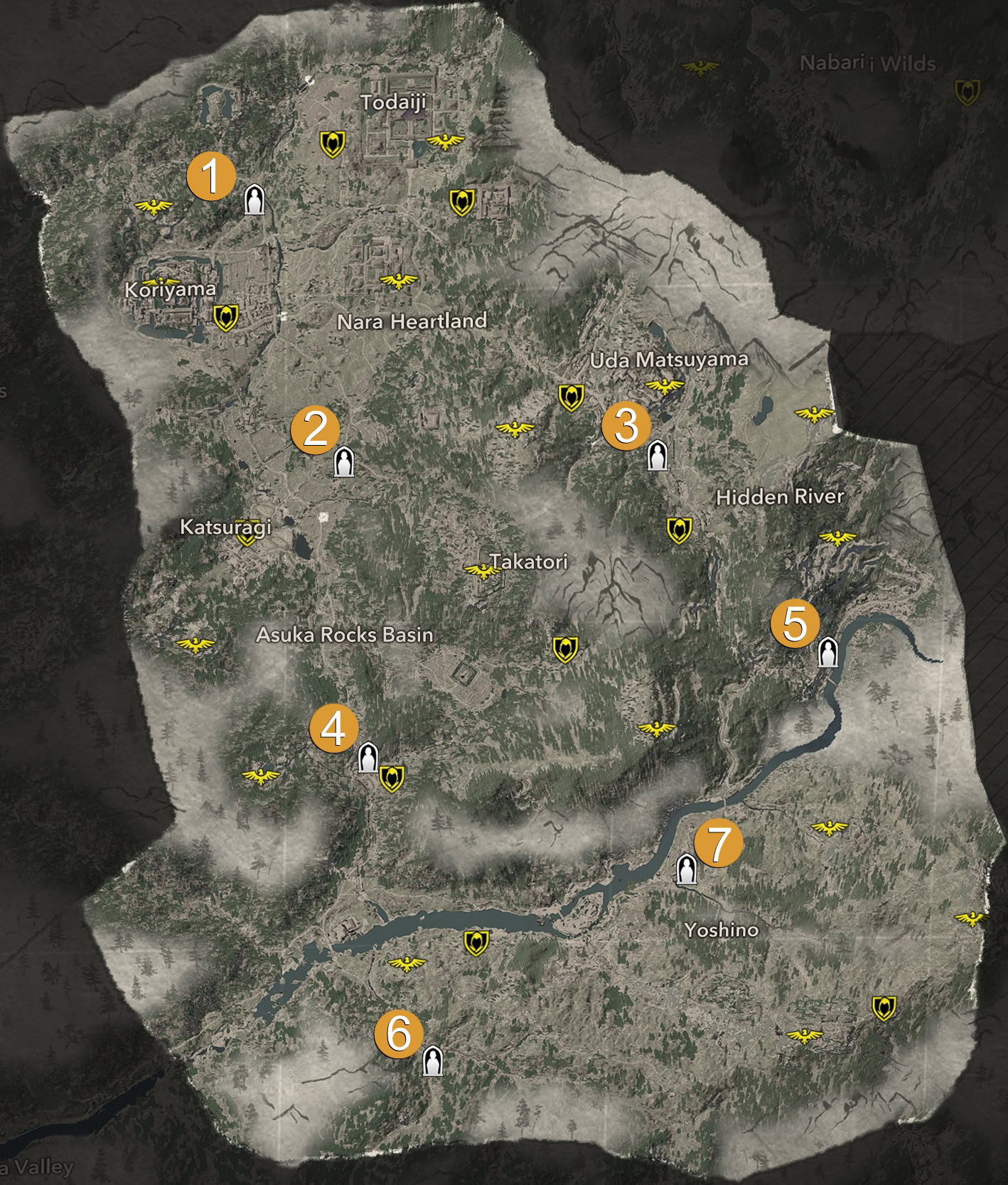 Yamato Jizo Locations