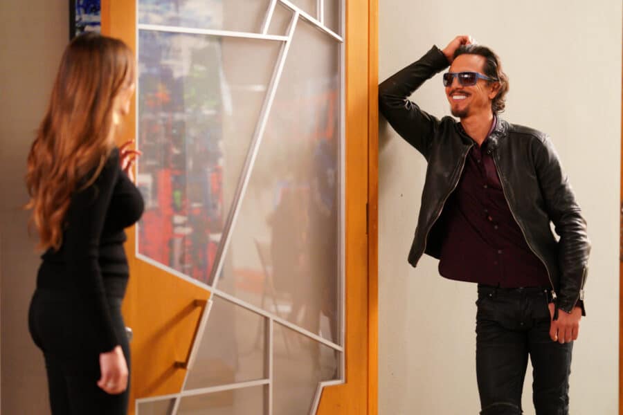 Benjamin Bratt as Javier Delgado (right) in Modern Family