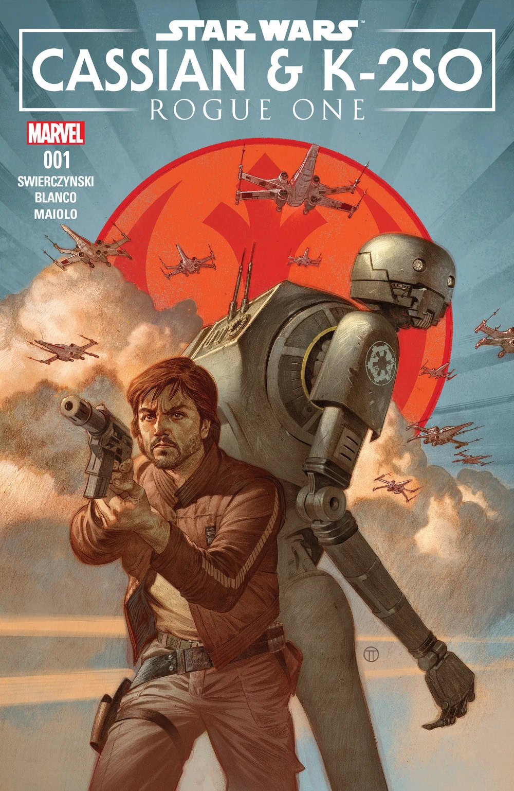 Cassian and K-2SO comic