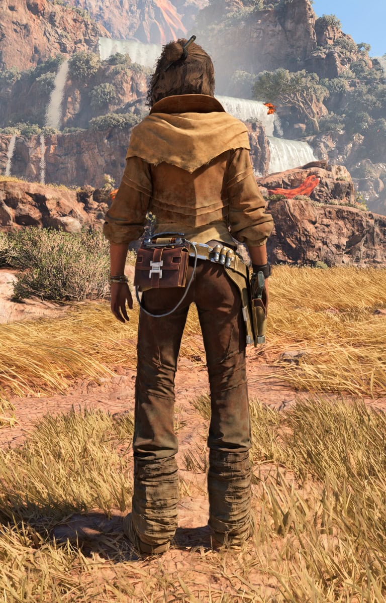 Desert Nomad Outfit Preview - Back