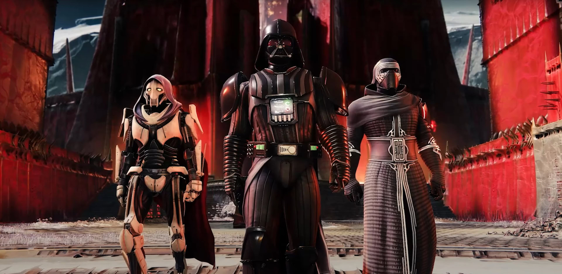 Destiny 2 Vader Grievous Kylo Ren