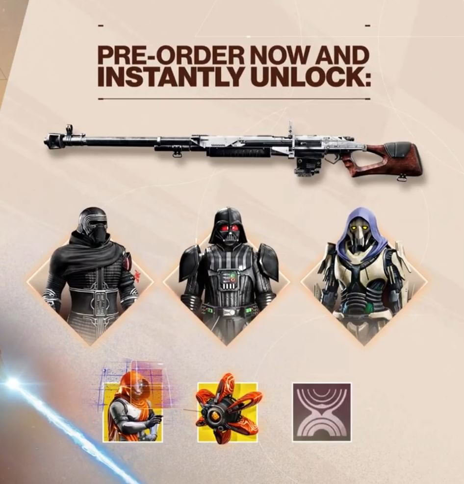 Destiny Renegades pre-order