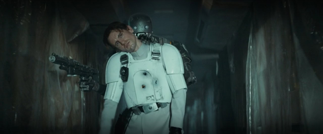 K-2SO uses Heert as a shield