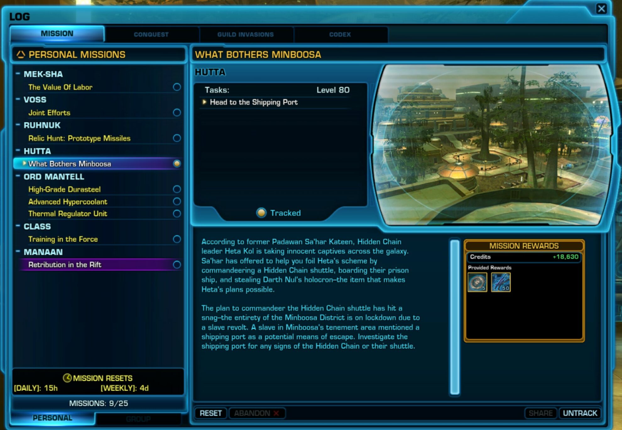 Mission Log LIVE