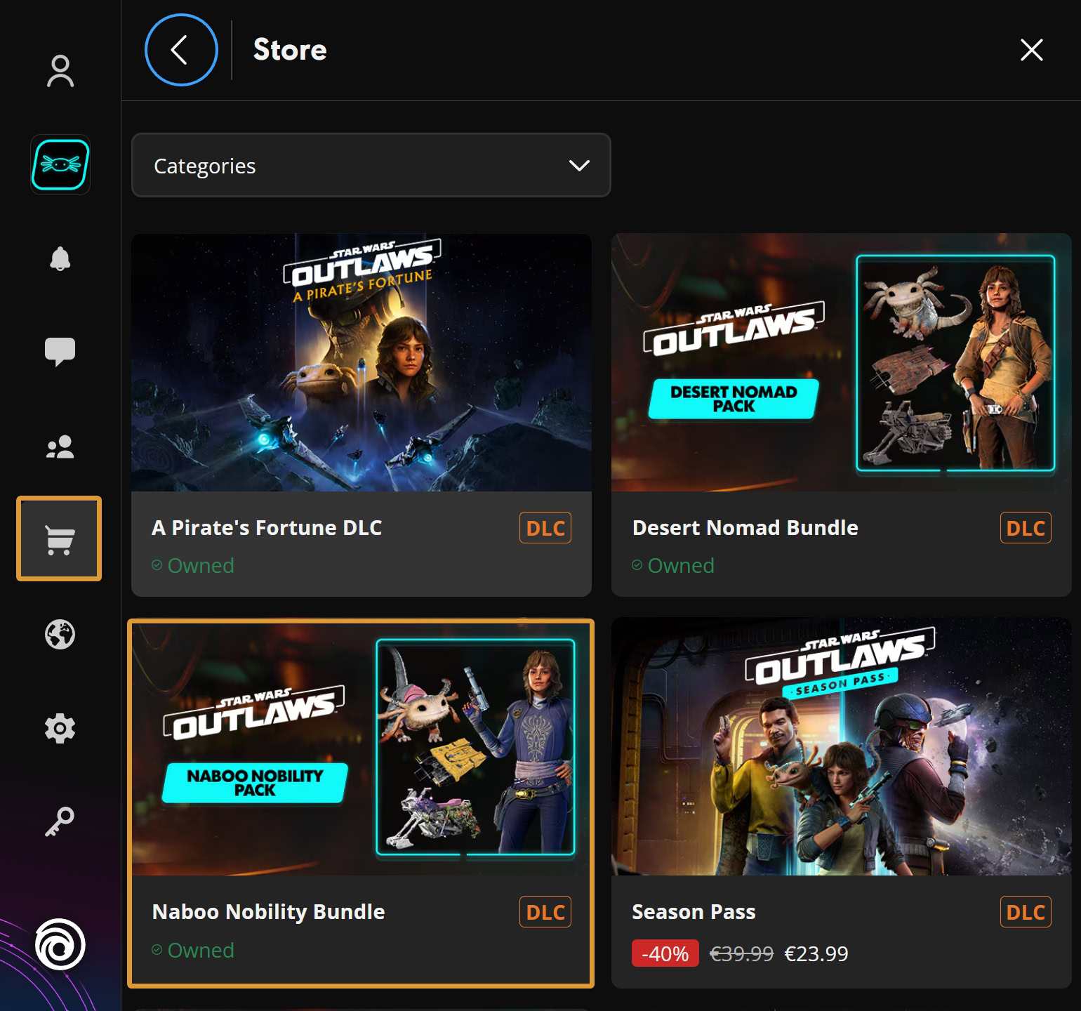Naboo Nobility Bundle Store Page