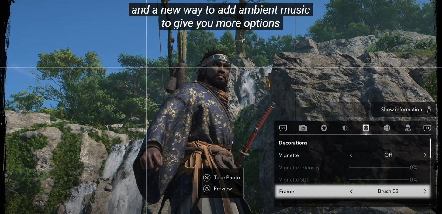 Photo Mode improvements