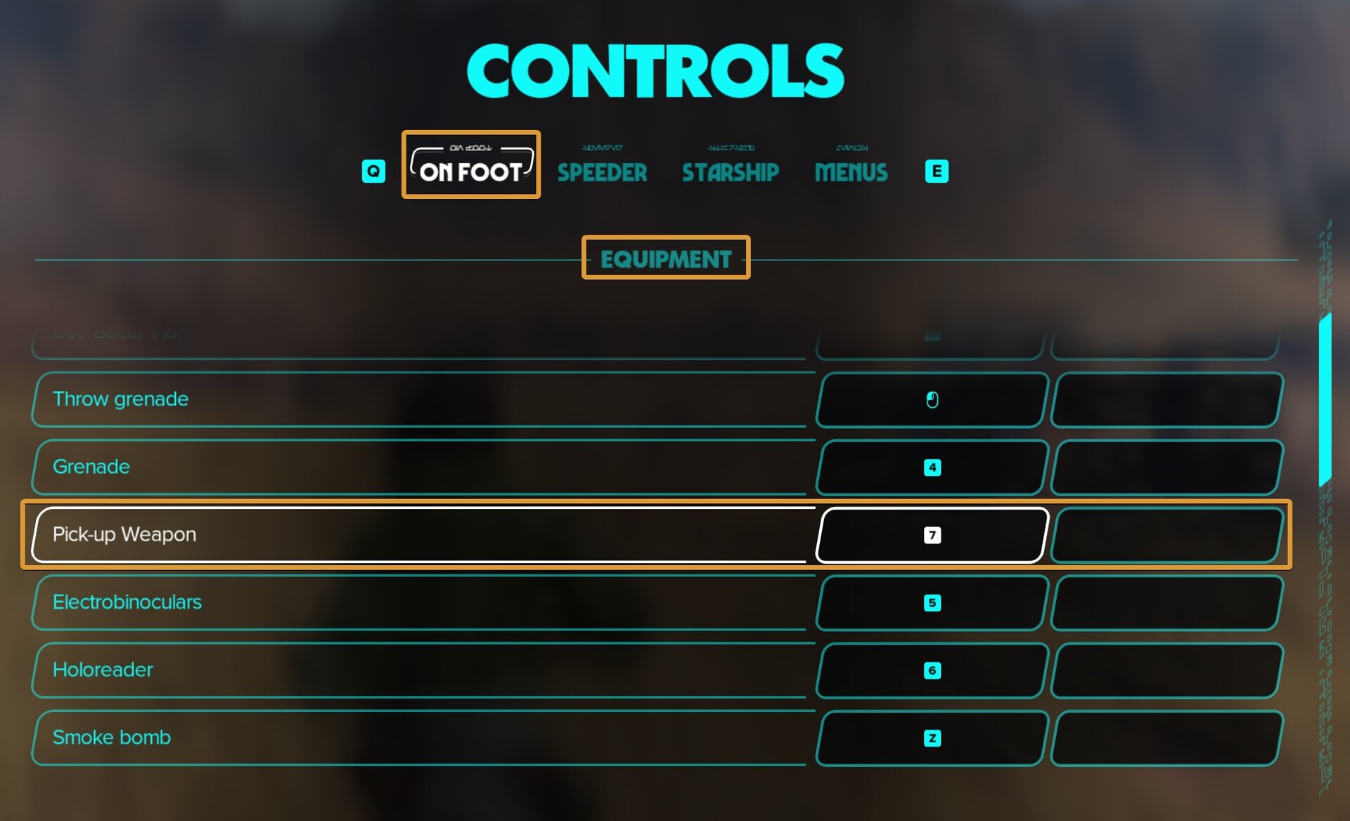 Pick Up Weapon Swap keybind