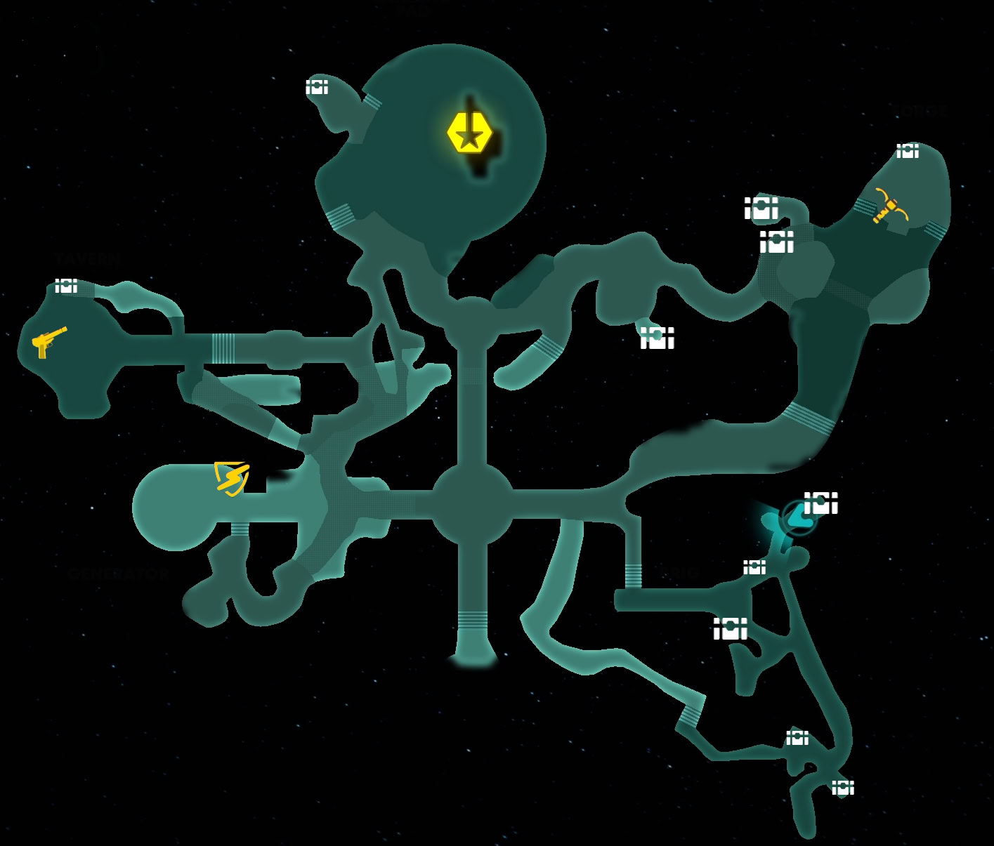 Pirate Base Map Brave the Unknown