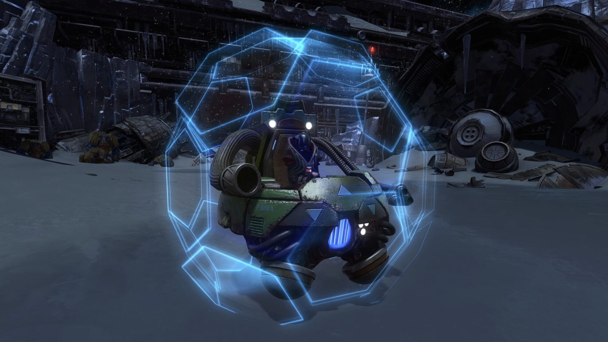 Propagator Core Mount - blue effect