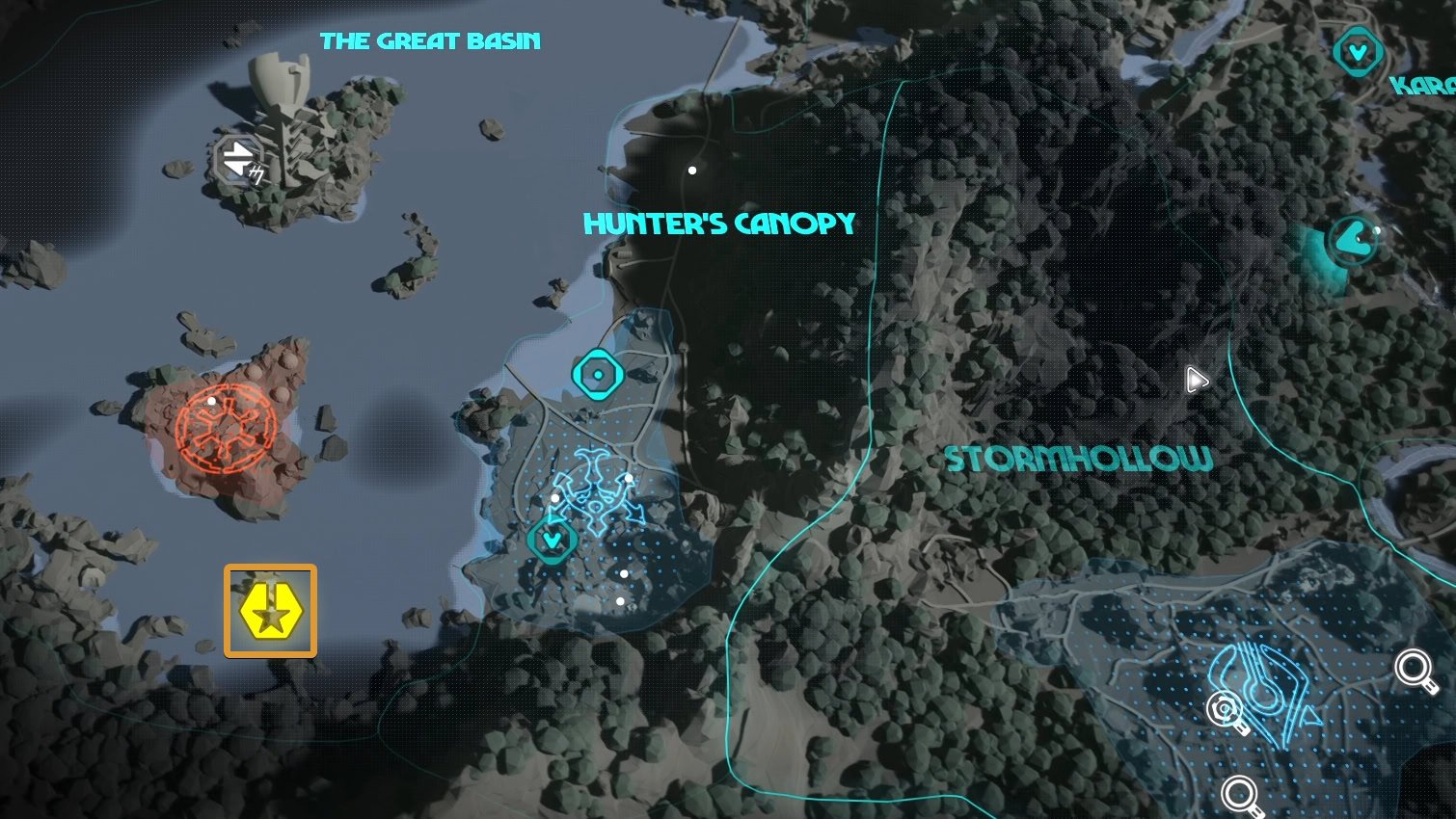 Qorvino's Island Safe House Map