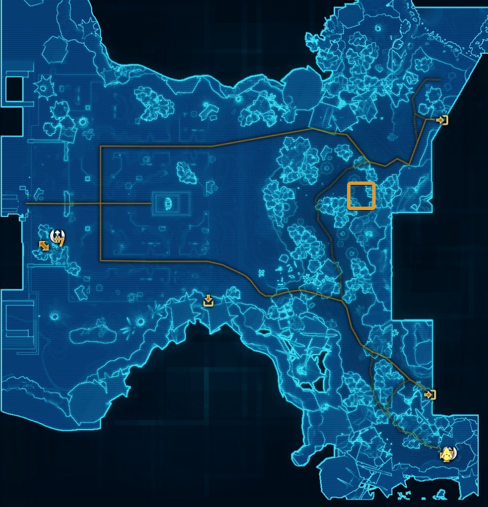 Recover Artifacts from Site 2 - Map