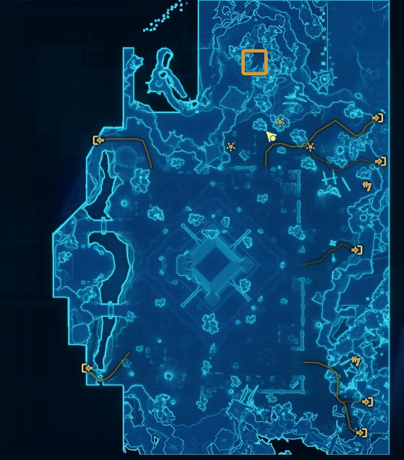 Recover Artifacts from Site 5 Map