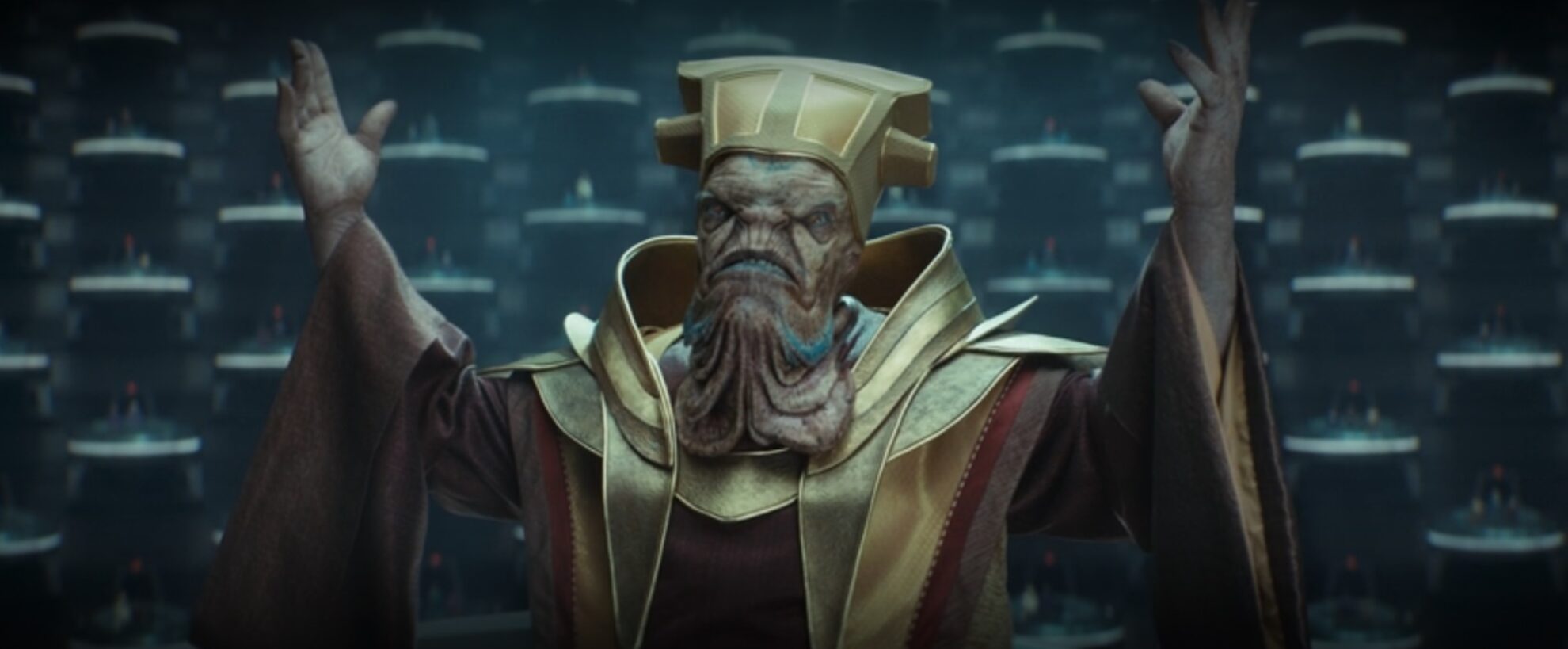 Strange alien race
