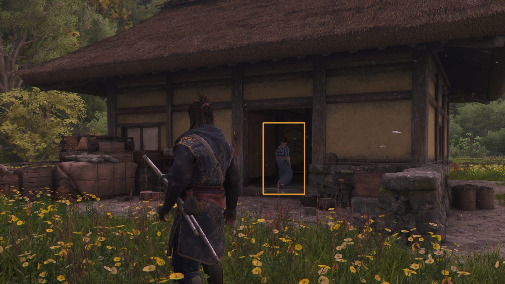 The blacksmith at the Hideout in AC Shadows 1.0.4