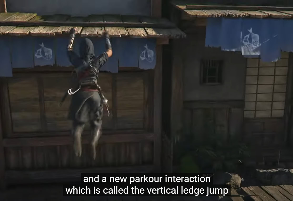 vertical ledge-jump
