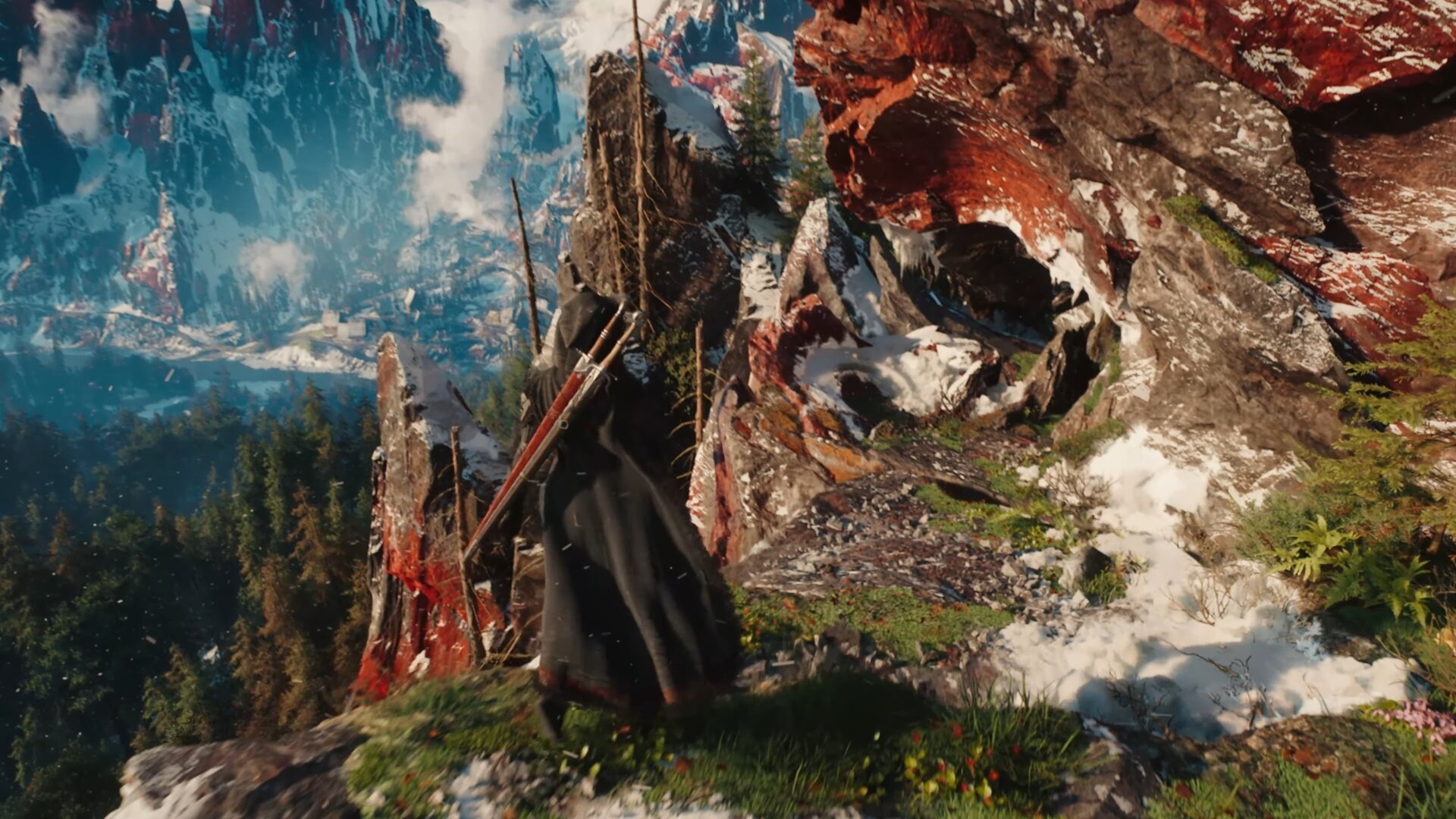 Ciri walking in Kovir