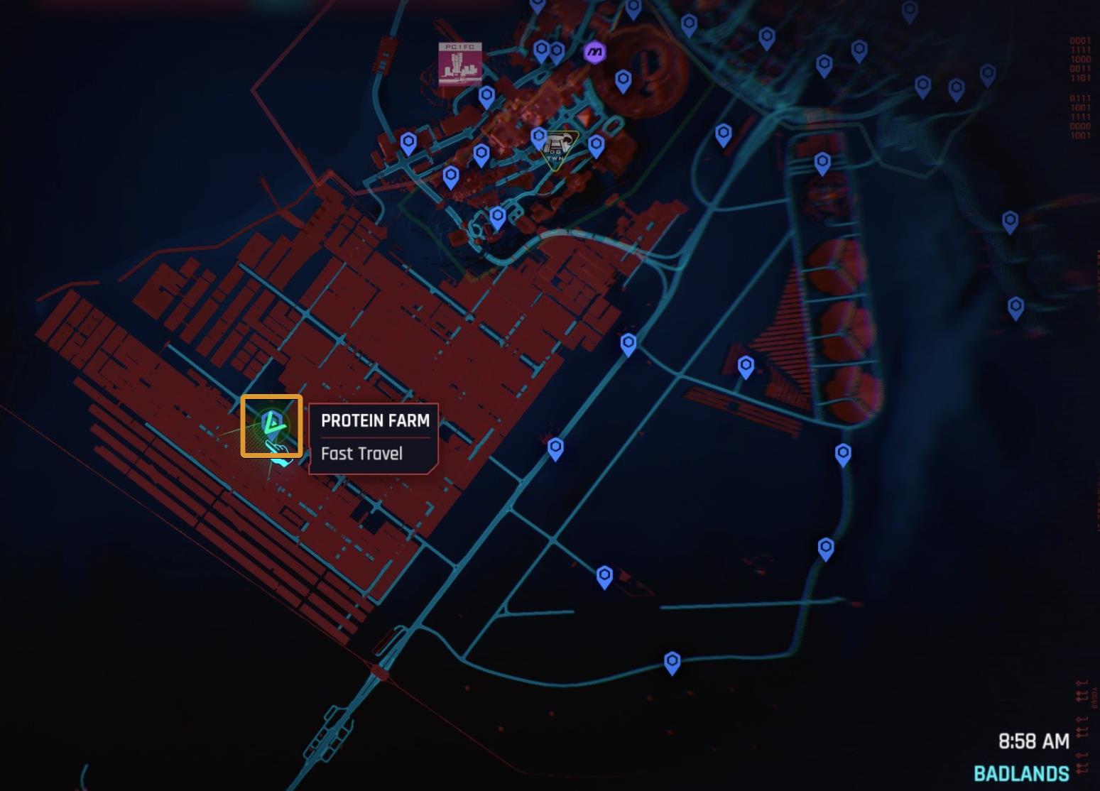 Mackinaw Demiurge Starter location Map