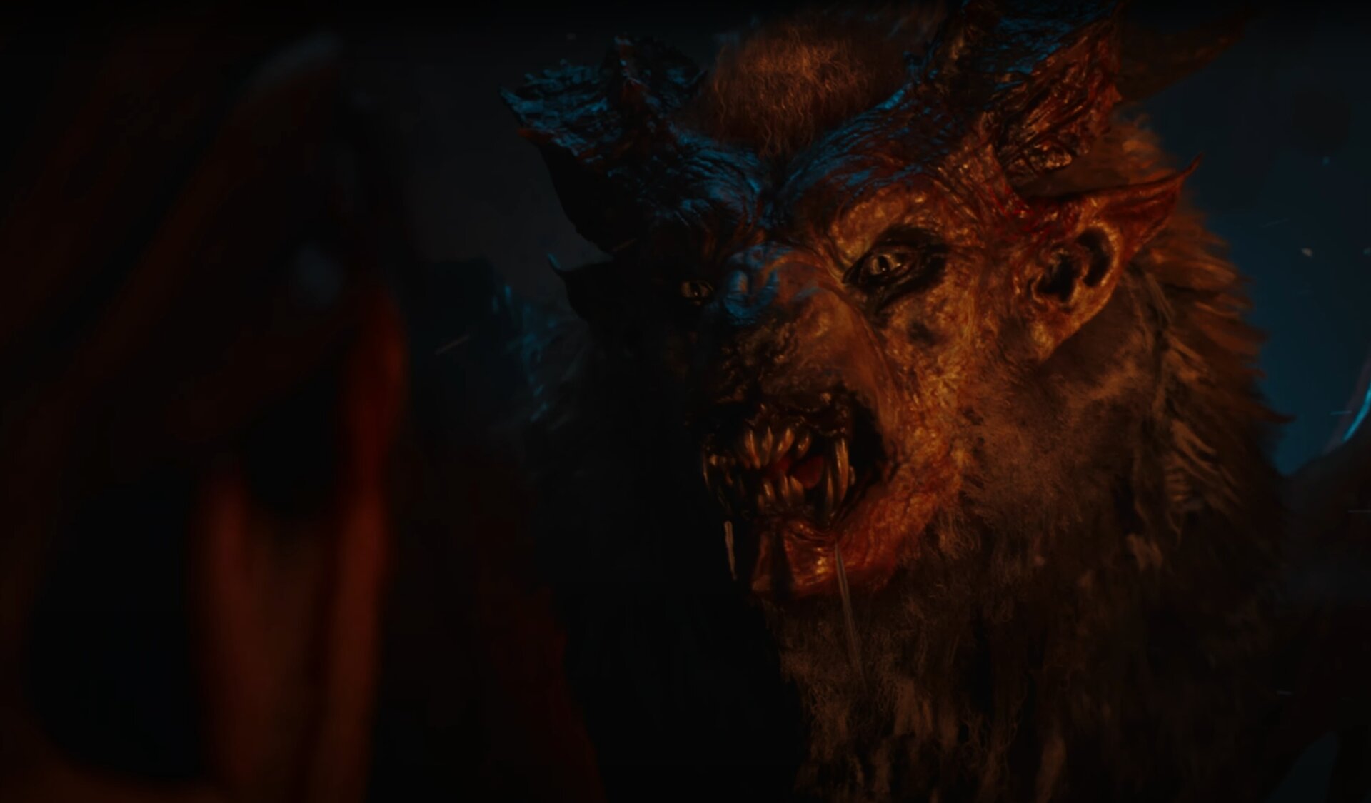 Manticore monster from up close