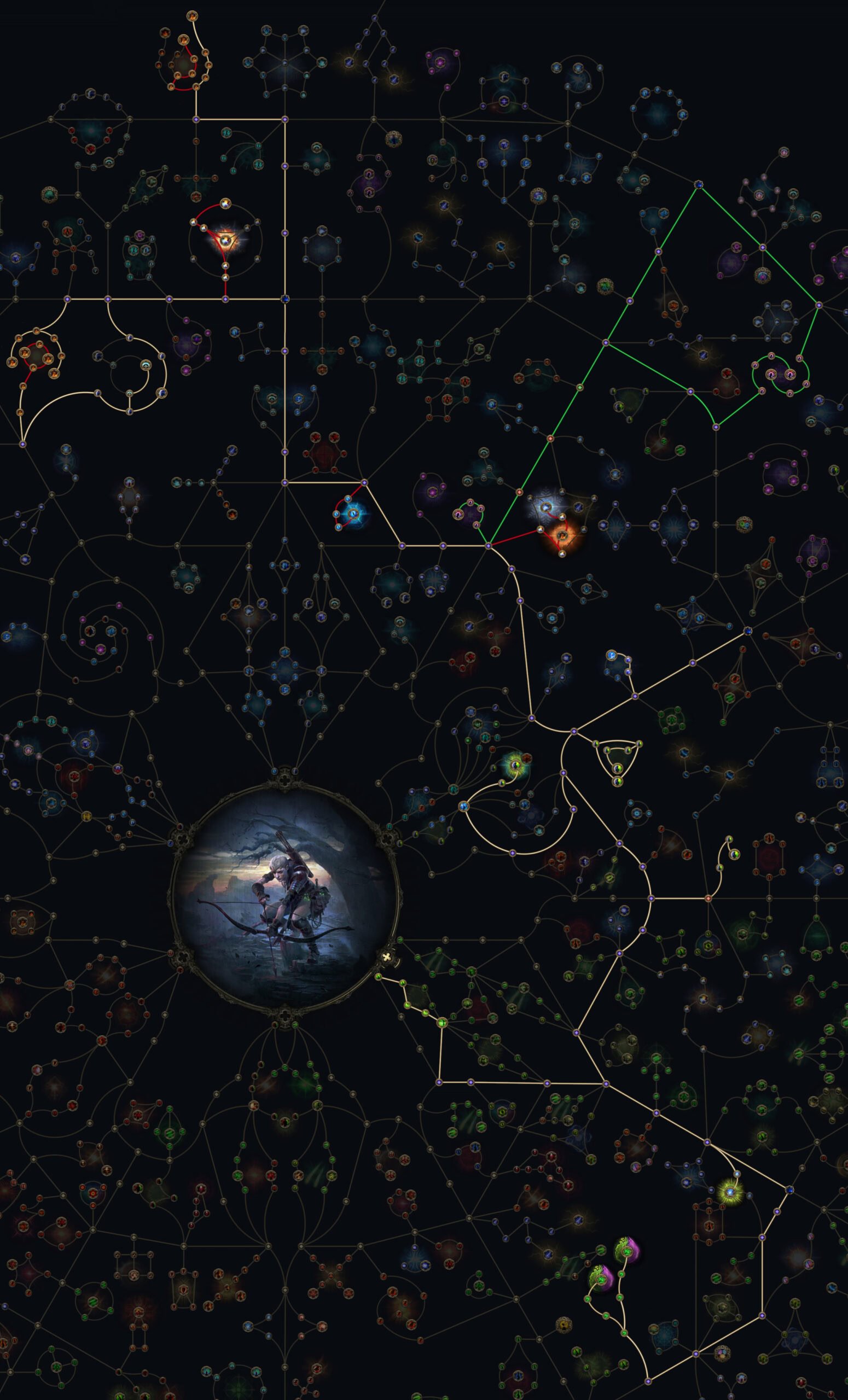 POE2 - Incinerate Pathfinder Build Full Tree